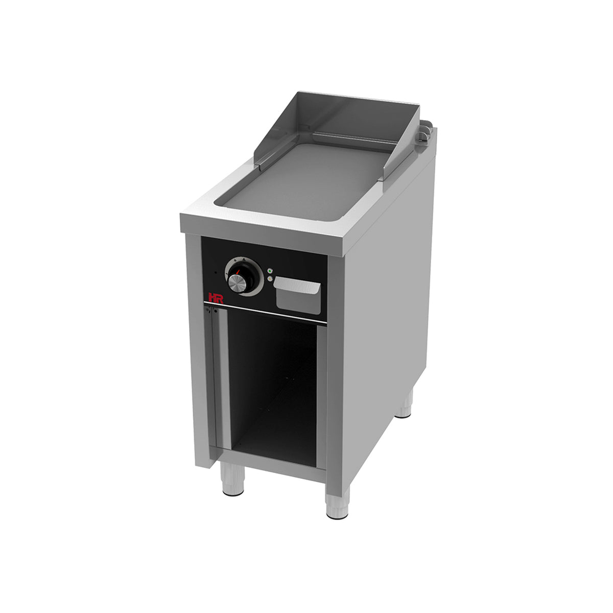 Fry top électrique 400 sur placard 750 acier rectifié  - FTE7504E - CODIGEL