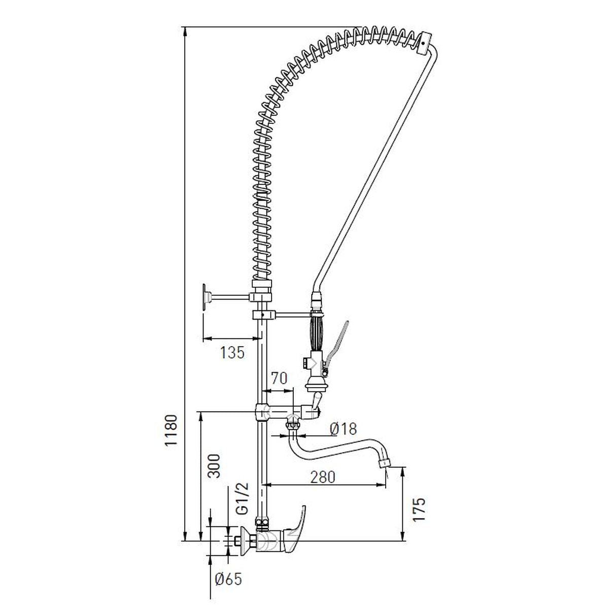 Robinet douchette - GDM-MG - CODIGEL