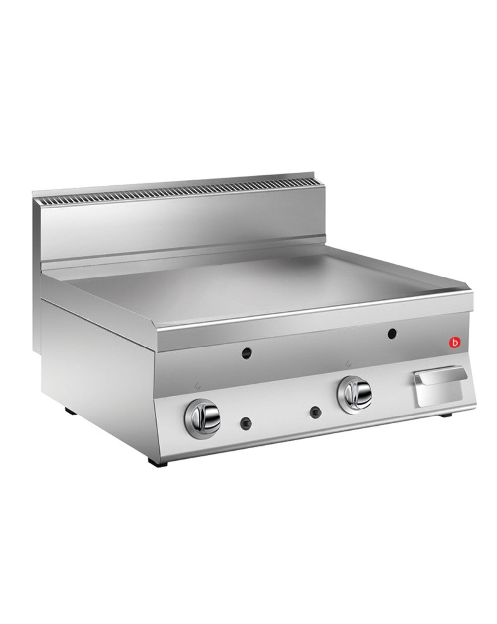 Grillade gaz - Plaque lisse 44 dm² - AISI 430 - 796 x 555 mm - Gamme 650 -  60FTTG803 - Baron