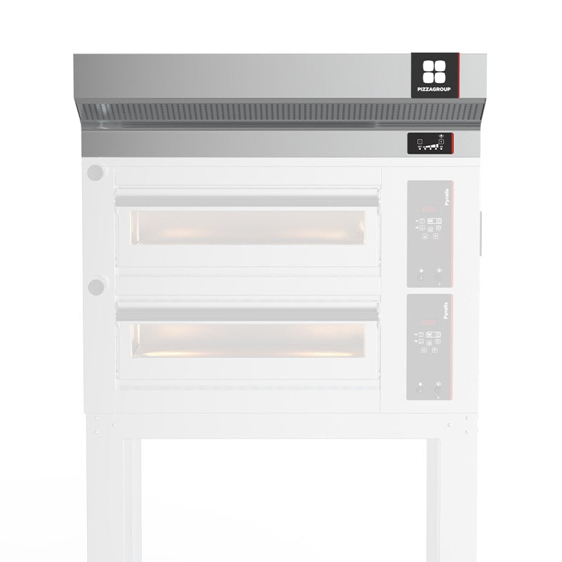 Hotte en acier inoxydable pour fours à pizza - KP612 - Pizza Group