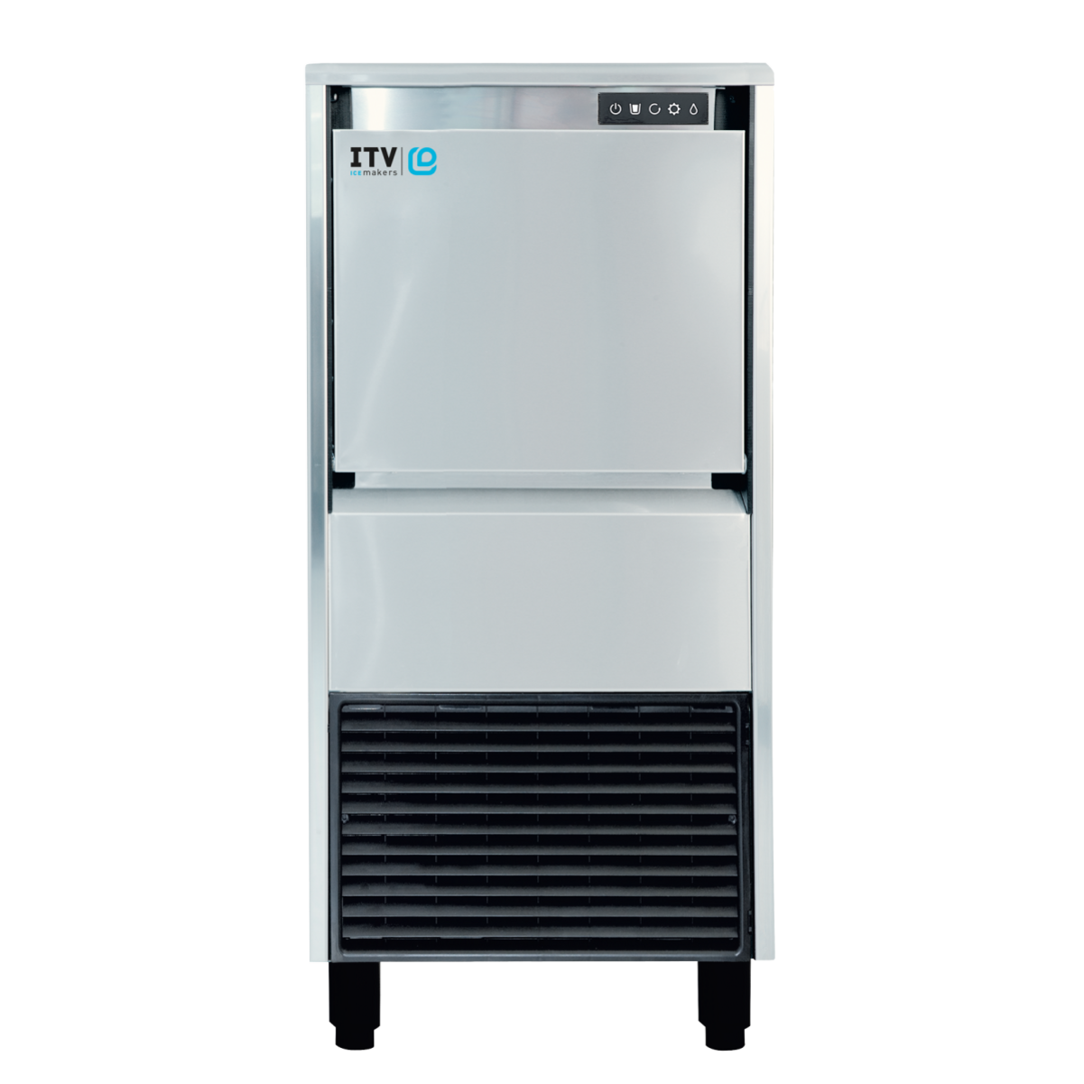 Machine à paillettes - Prod. (24H): 55kg - Refroidissement AIR - Glace à grains - IQ50CA - CODIGEL