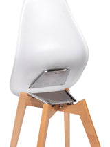 Keeve - Chaise avec piètement empilable - Assise en plastique - VEBA - 1 pcs