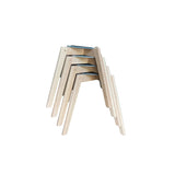 Keeve - Chaise avec piètement empilable - Assise en plastique - VEBA - 1 pcs