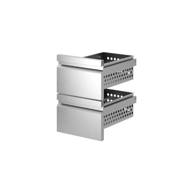 Kit 2x1/2 tiroirs  pour table négative option - ILSA - K2TSNO