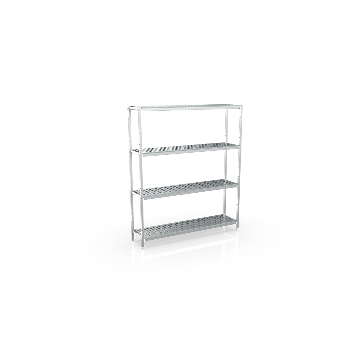 Rayonnage linéaire 1690x1370x400 4 niv - L1600-4P4 - CODIGEL