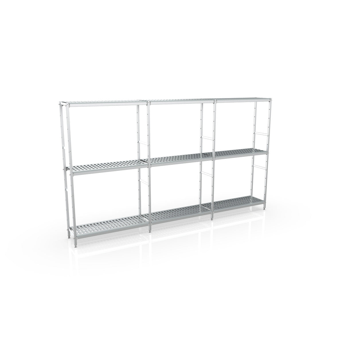 Rayonnage linéaire 4660x1370x400 3 niv - L41 - CODIGEL