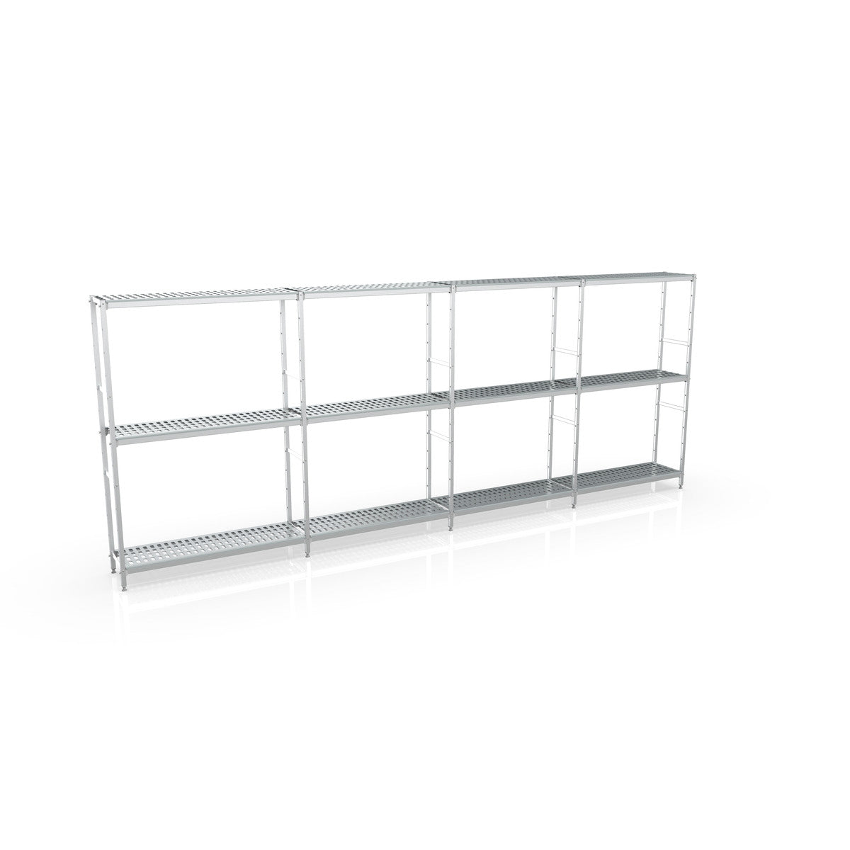 Rayonnage linéaire 5195x1370x400 3 niv - L46 - CODIGEL