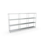 Rayonnage linéaire 4660x1370x400 4 niv - L101 - CODIGEL