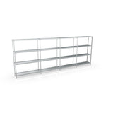 Rayonnage linéaire 5195x1370x400 4 niv - L106 - CODIGEL