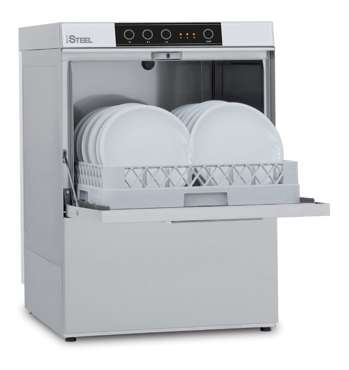 Lave-vaisselle - STEELTECH V1 - Panier 500 x 500 mm - Avec pompe de vidange - Sans adoucisseur - STEEL361PV1 - COLGED