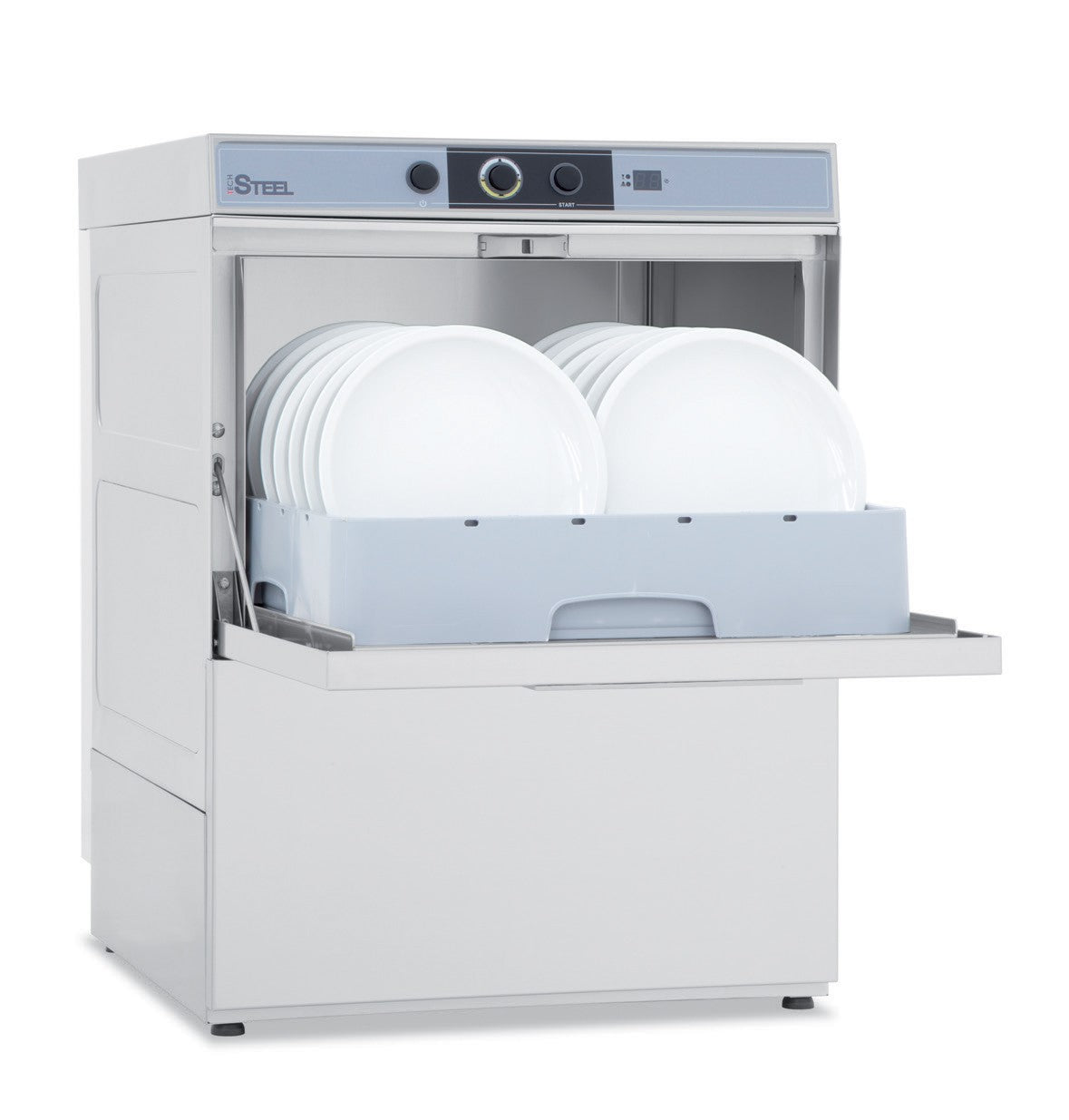 Lave-verres - 14 litres - STEELTECH DG - Panier 450 x 450 mm - Avec adoucisseur - STEEL350DGA - COLGED