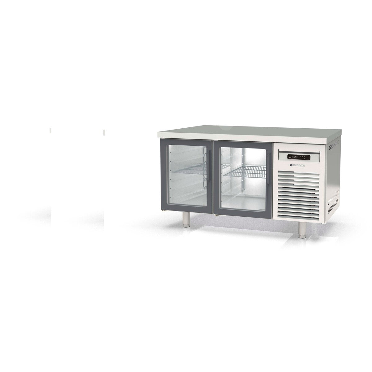 Meuble 800 négatif - 2 portes vitrées  - MCPV-150 - CODIGEL