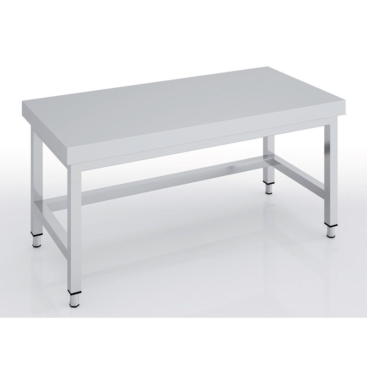 Table soubassement centrale série 600 en inox - MCSBD60-90 - CODIGEL
