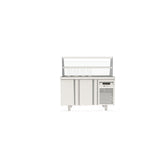 Meuble de préparation 700 positif - 2 portes - MFK70-135 - CODIGEL