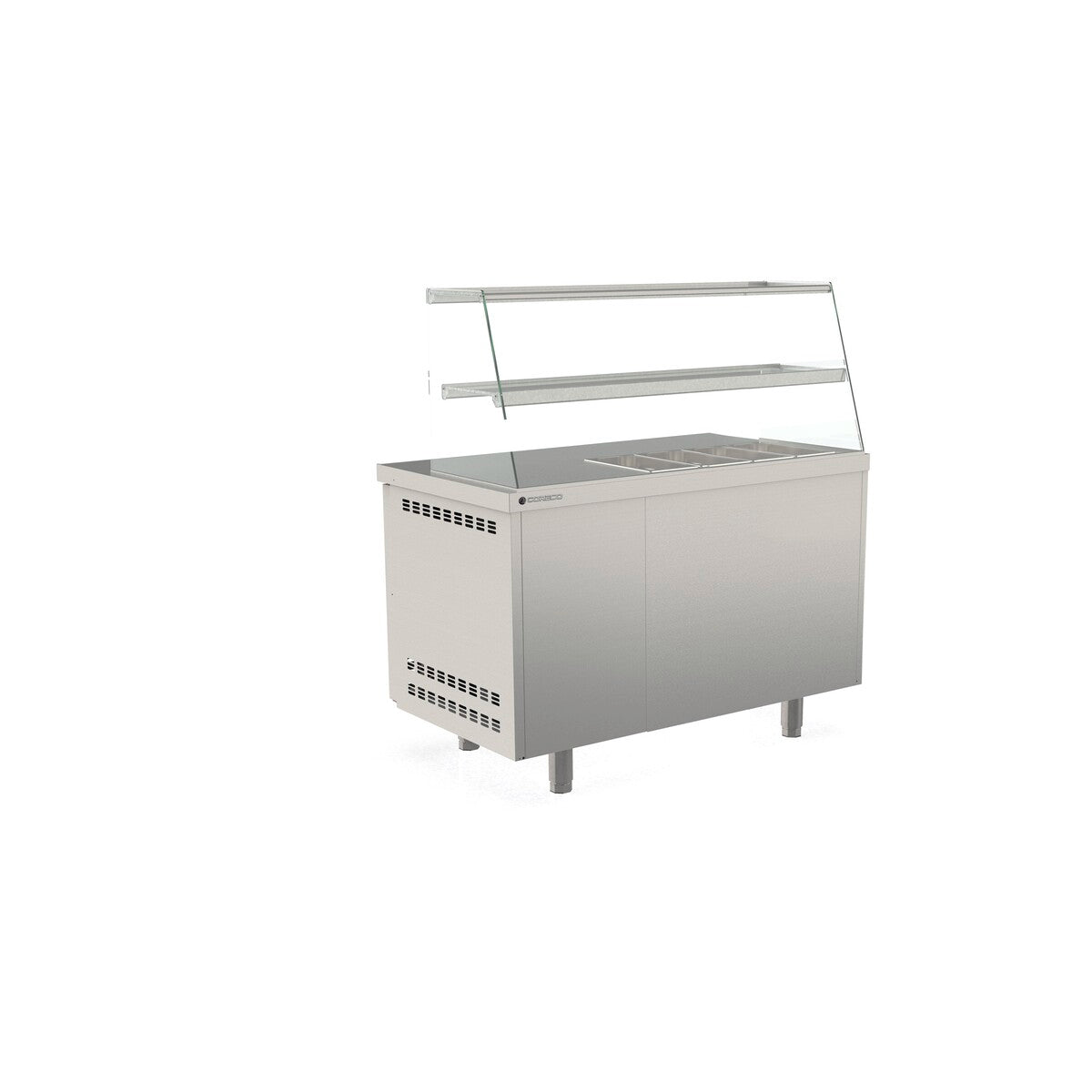 Meuble de préparation 700 positif - 2 portes - MFK70-135 - CODIGEL