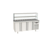 Meuble de préparation 700 positif - 3 portes - MFK70-180 - CODIGEL