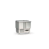 Meuble saladette 700 positif - 2 portes - MFS-100 - CODIGEL