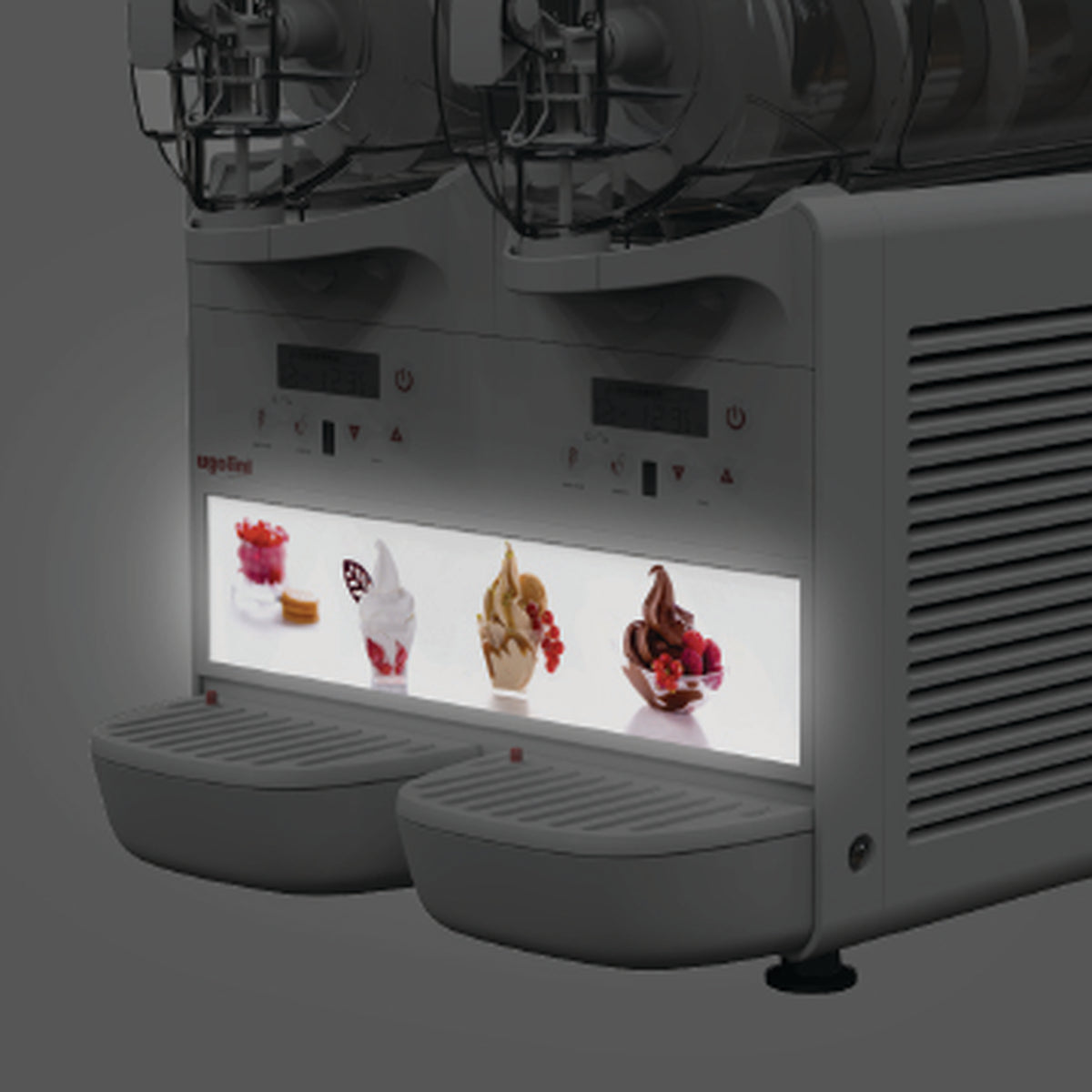 Distributeur de desserts glacés 2x6 litres - MINIGELPLUS2 - CODIGEL