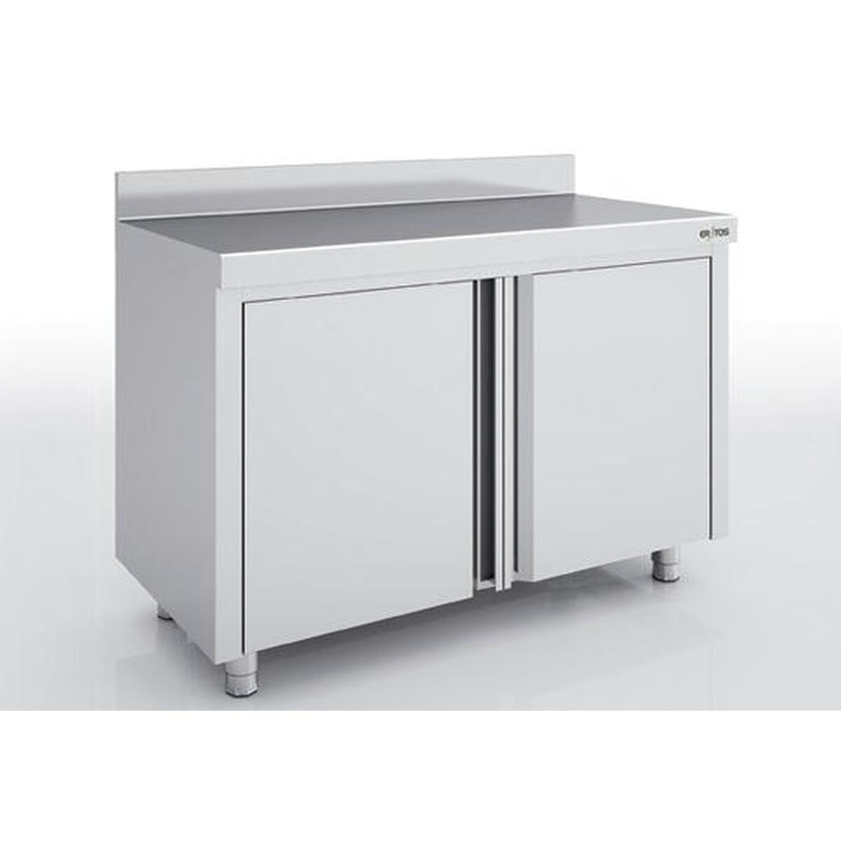 Meuble neutre en inox - Portes battantes - MNB60-140M - CODIGEL