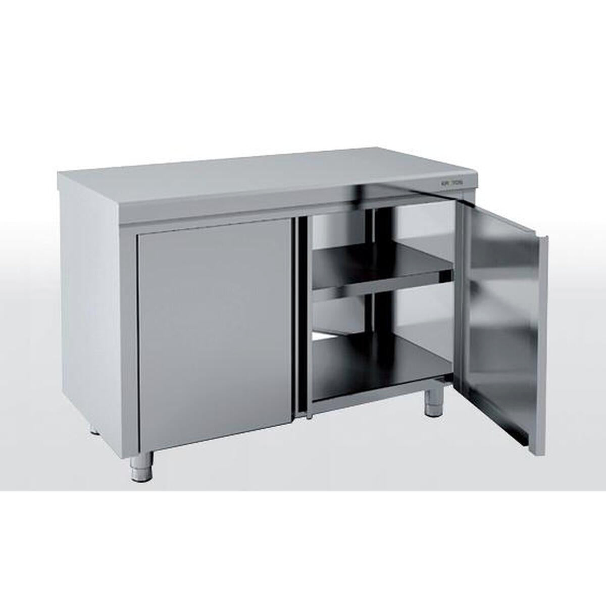 Meuble neutre en inox - Portes battantes - MNBP70-100C - CODIGEL
