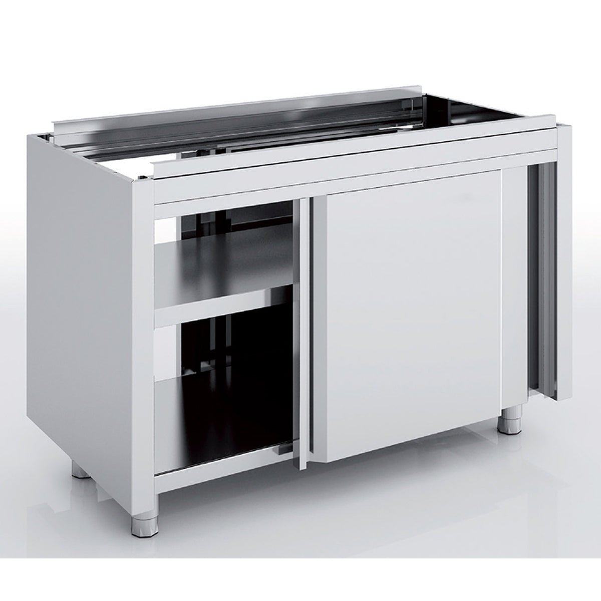 Meuble neutre traversant - Portes coulissantes - MNCP60-100 - CODIGEL