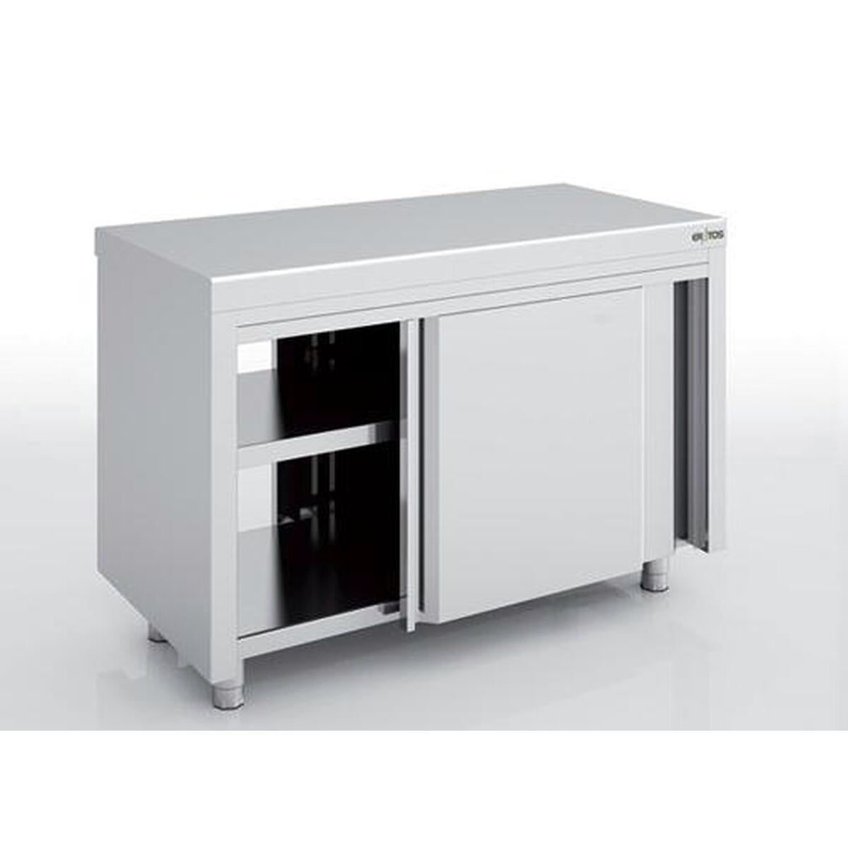 Meuble neutre en inox - Portes coulissantes - MNCP70-120C - CODIGEL