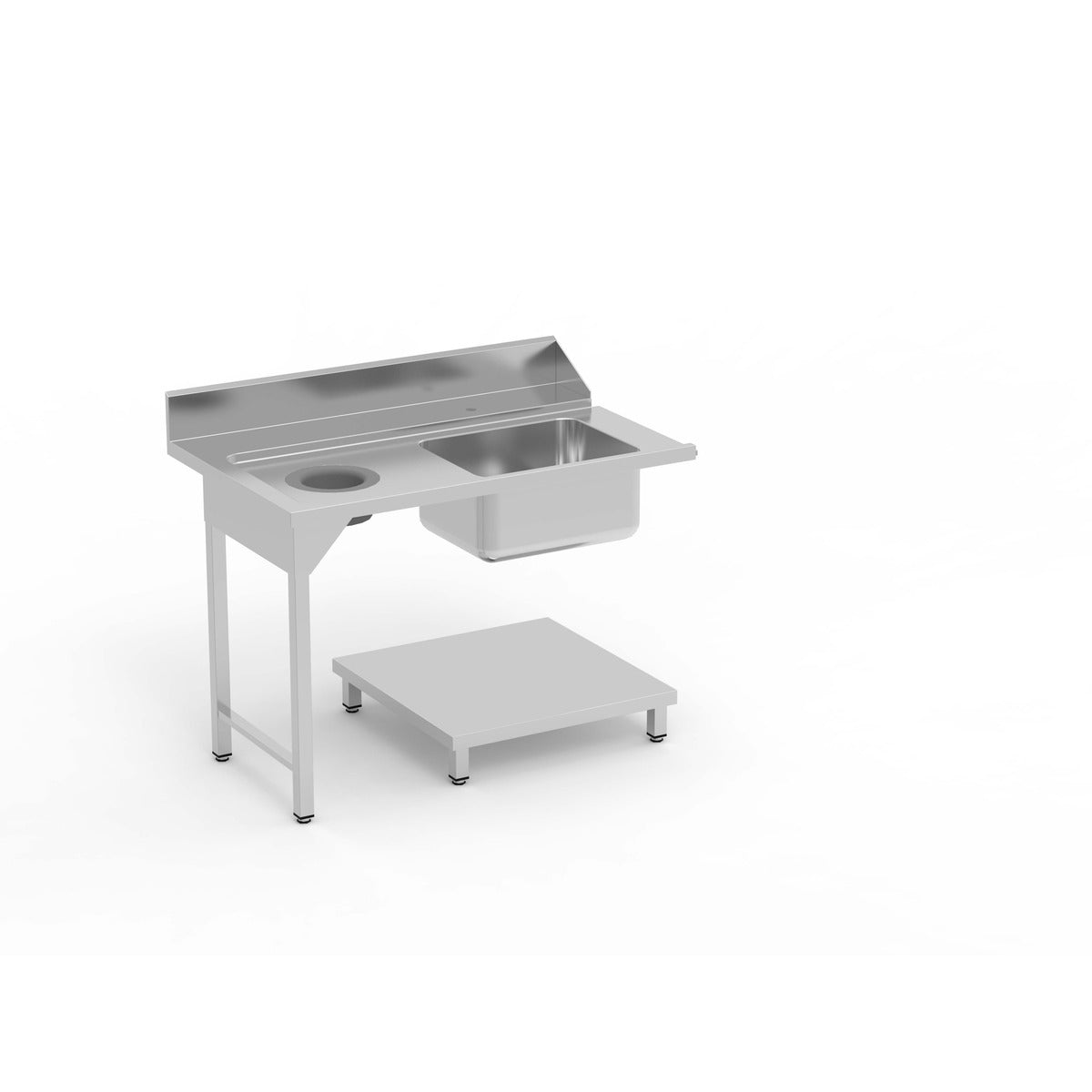 Table de pré lavage avec bac - MPD-120I - CODIGEL