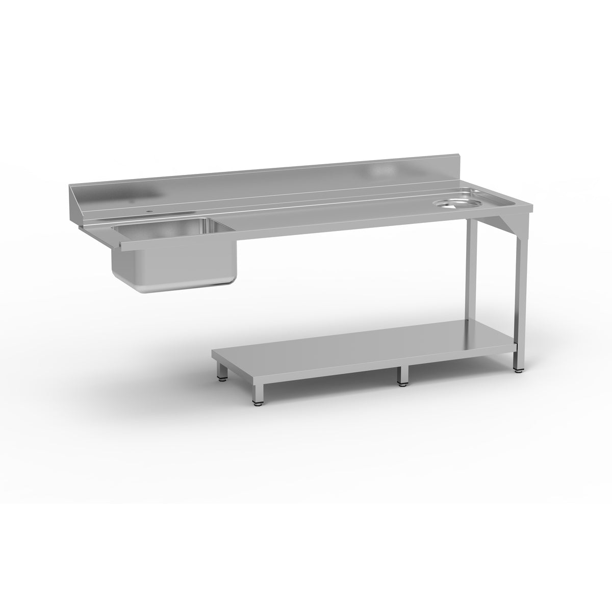 Table de pré lavage avec bac - MPD-210D - CODIGEL