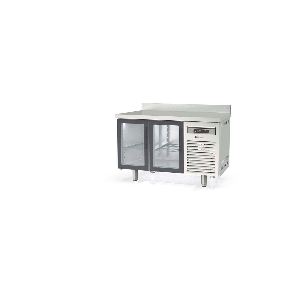 Meuble 700 positif - 2 portes vitrées - MRGV-150 - CODIGEL