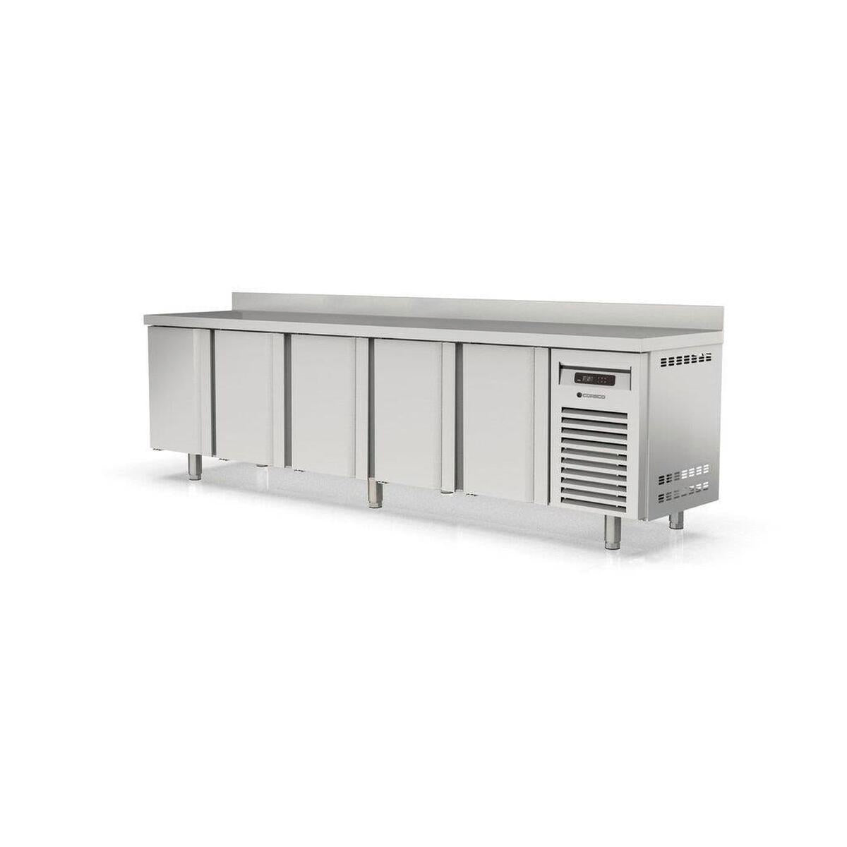 Meuble avec évier 600 positif - 5 portes pleines - MRSF-300 - CODIGEL