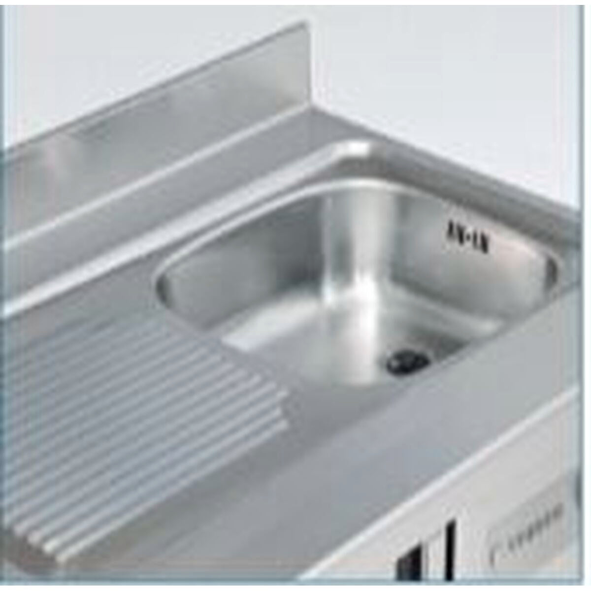 Meuble avec évier 600 positif - 2 portes pleines - MRSF-150 - CODIGEL