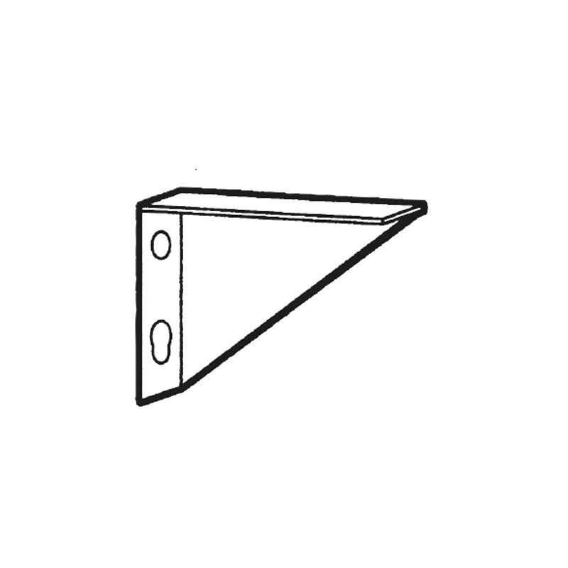 Nosem - Support fixe MEST pour étagère barreaudée - Prof. 400 x 300 mm - MESTFB40T