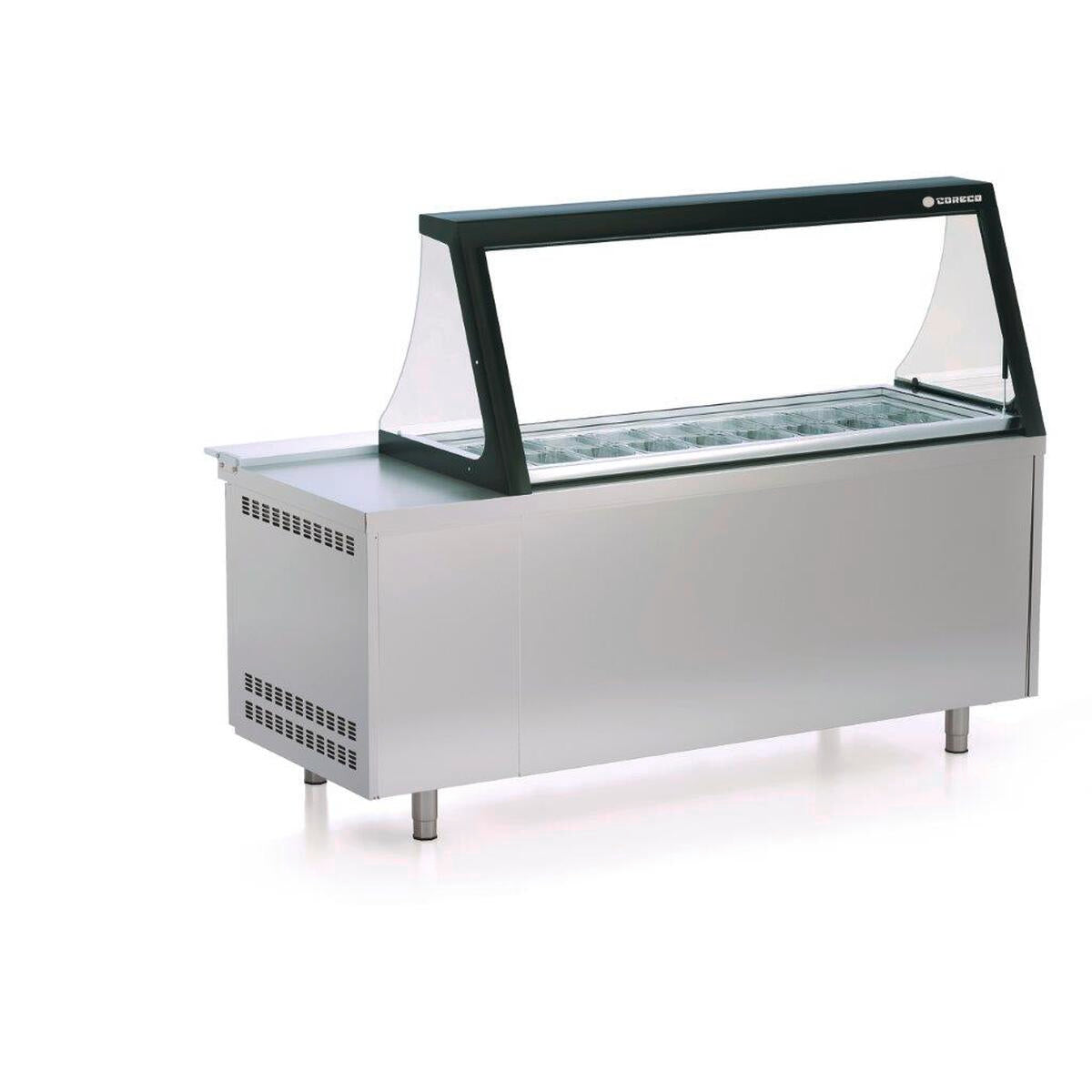 Meuble salade-bar 800 - 3 portes pleines  - PC80-200-L - CODIGEL