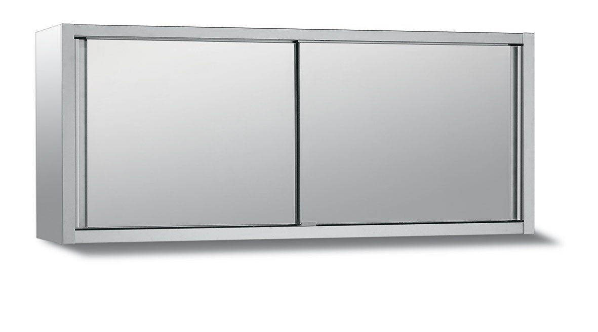 Placard mural en inox  - Hauteur 600 mm - Profondeur 400 mm - Longueur 1600 mm - AM616T