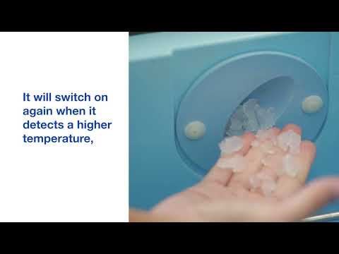 Tête de production paillettes - Prod. (24H): 182kg - Refroidissement AIR - Glace à grains - IQ180A - CODIGEL