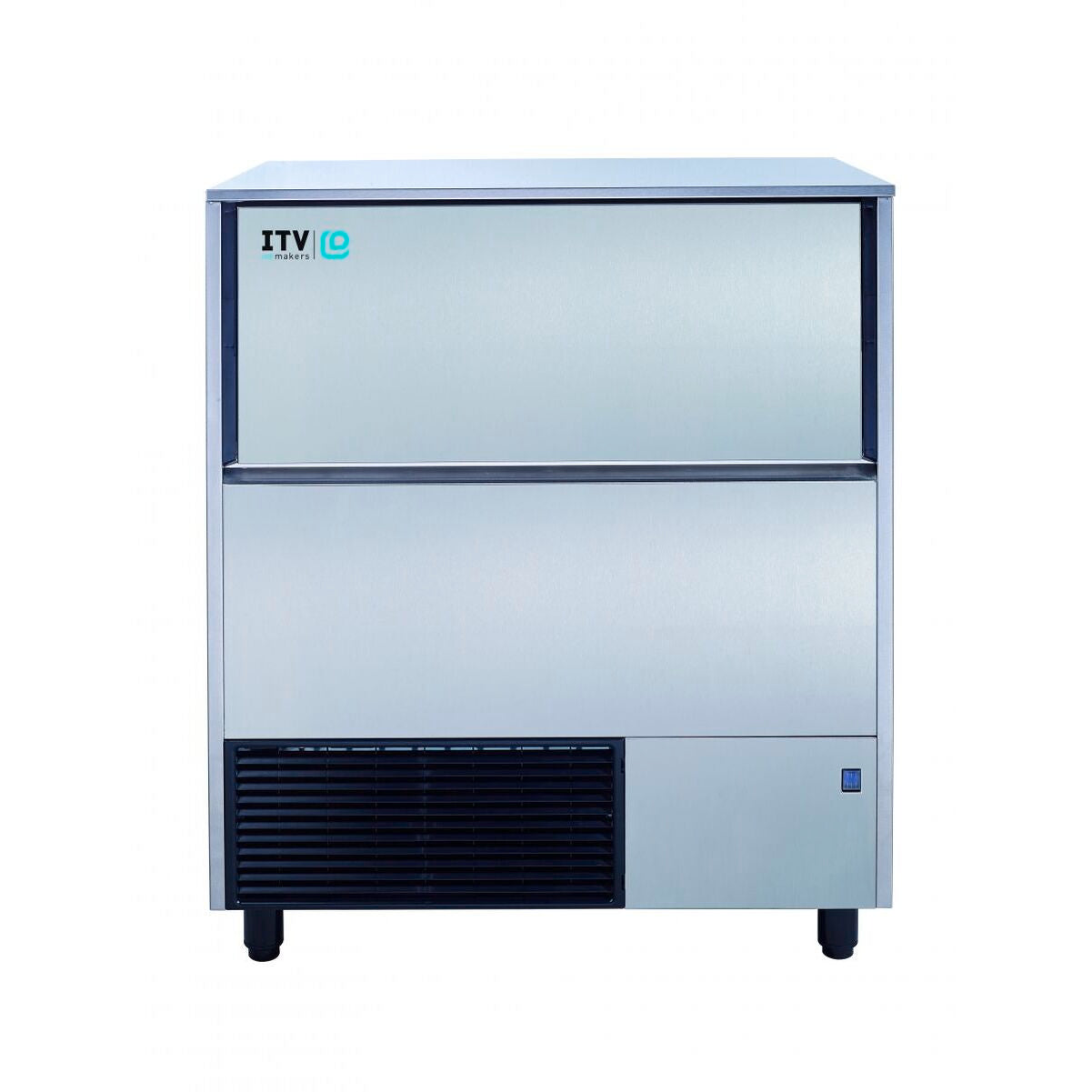 Machine à glaçons à palettes - Prod. (24H): 130kg - Refroidissement EAU - Glaçons creux 20 g - Q130E - CODIGEL