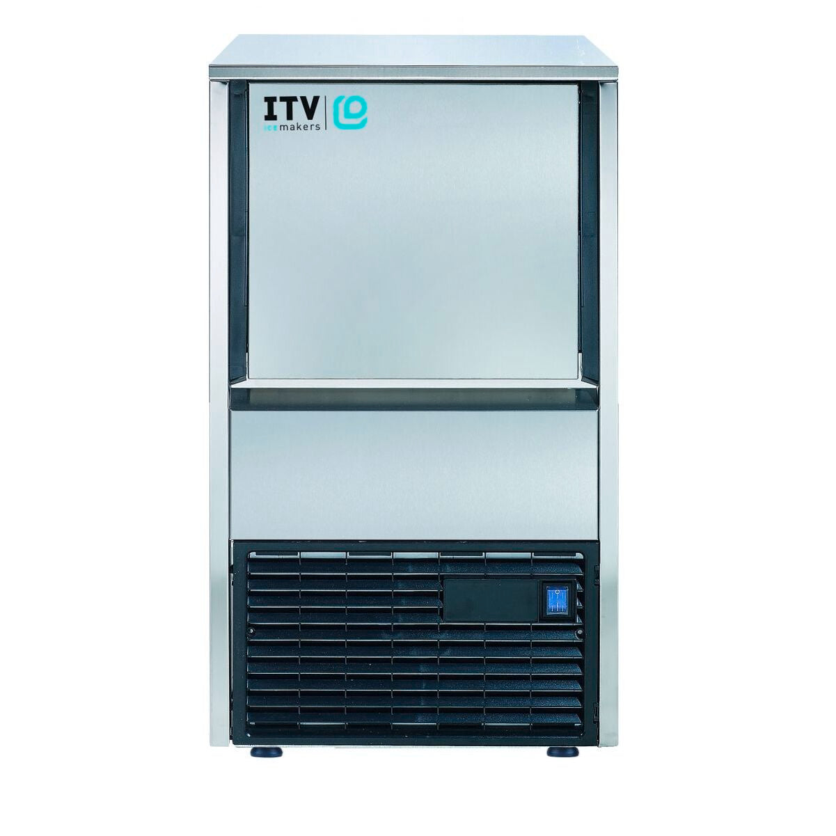 Machine à glaçons à palettes - Prod. (24H): 34kg - Refroidissement AIR - Glaçons creux 20 g - Q30A - CODIGEL
