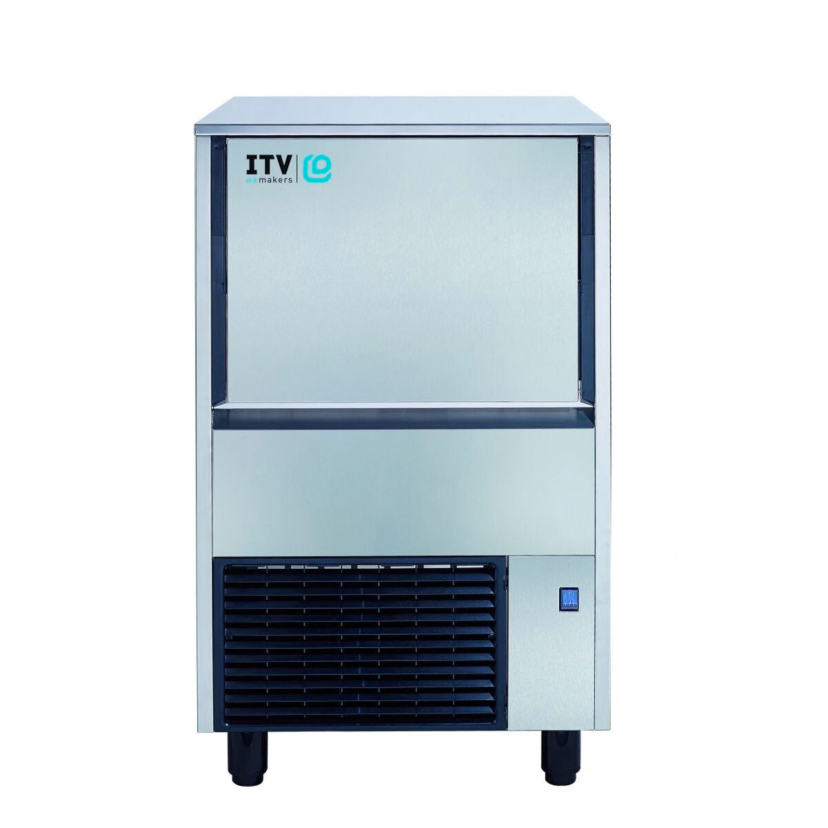 Machine à glaçons à palettes - Prod. (24H): 51kg - Refroidissement EAU - Glaçons creux 20 g - Q50E - CODIGEL