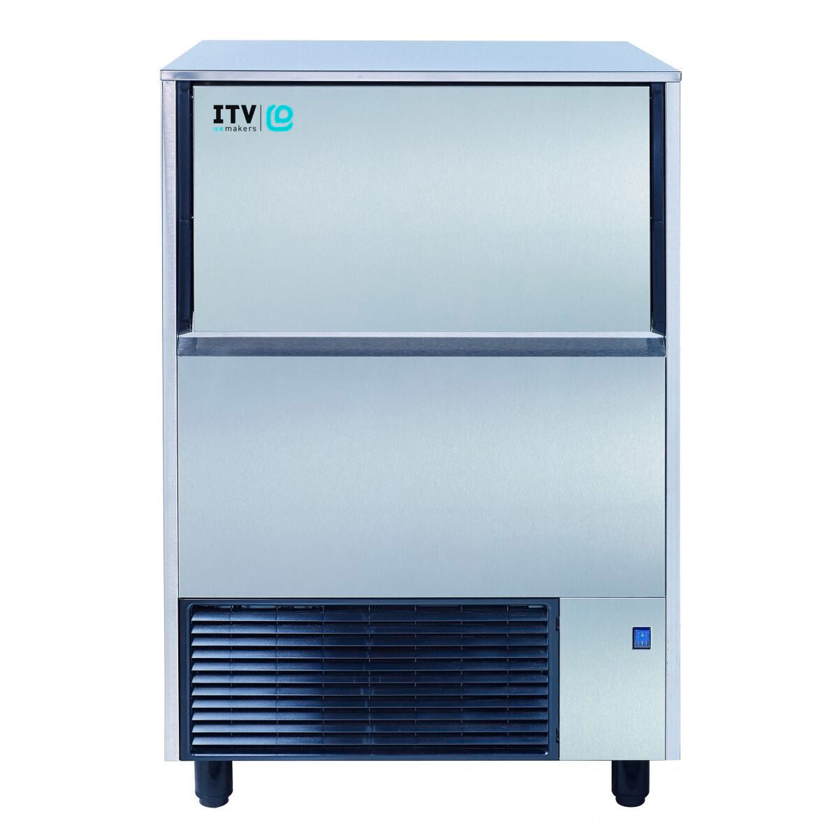 Machine à glaçons à palettes - Prod. (24H): 78kg - Refroidissement AIR - Glaçons creux 20 g - Q90A - CODIGEL