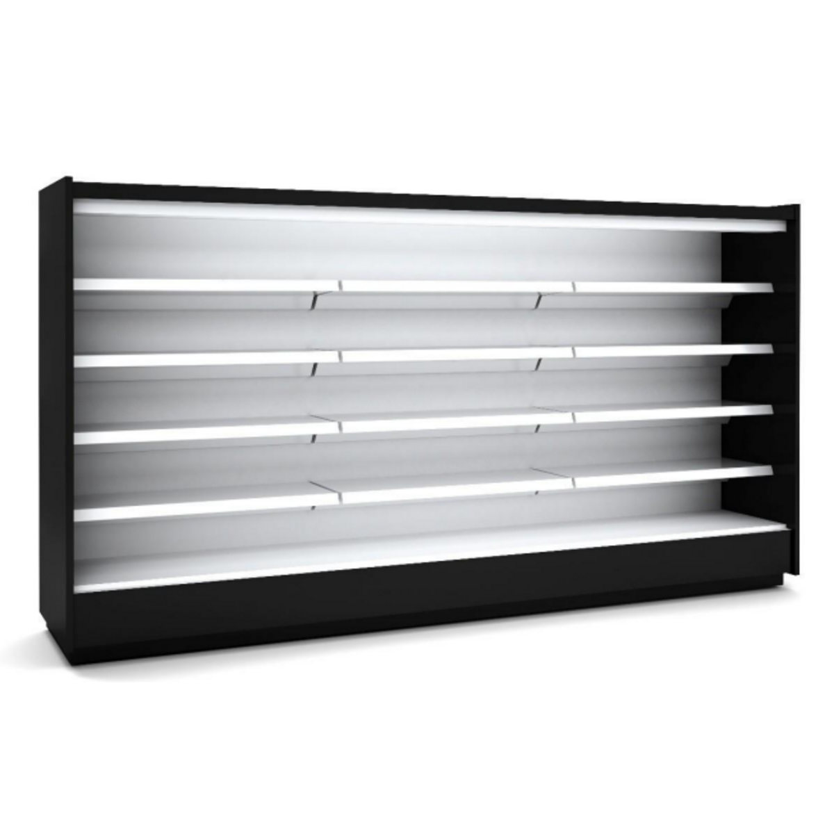 Vitrine murale supermarché gamme CLOVER - Hauteur 2m - Profondeur 791 mm -sans porte vitrée - RMS20133-25-M2 - CODIGEL