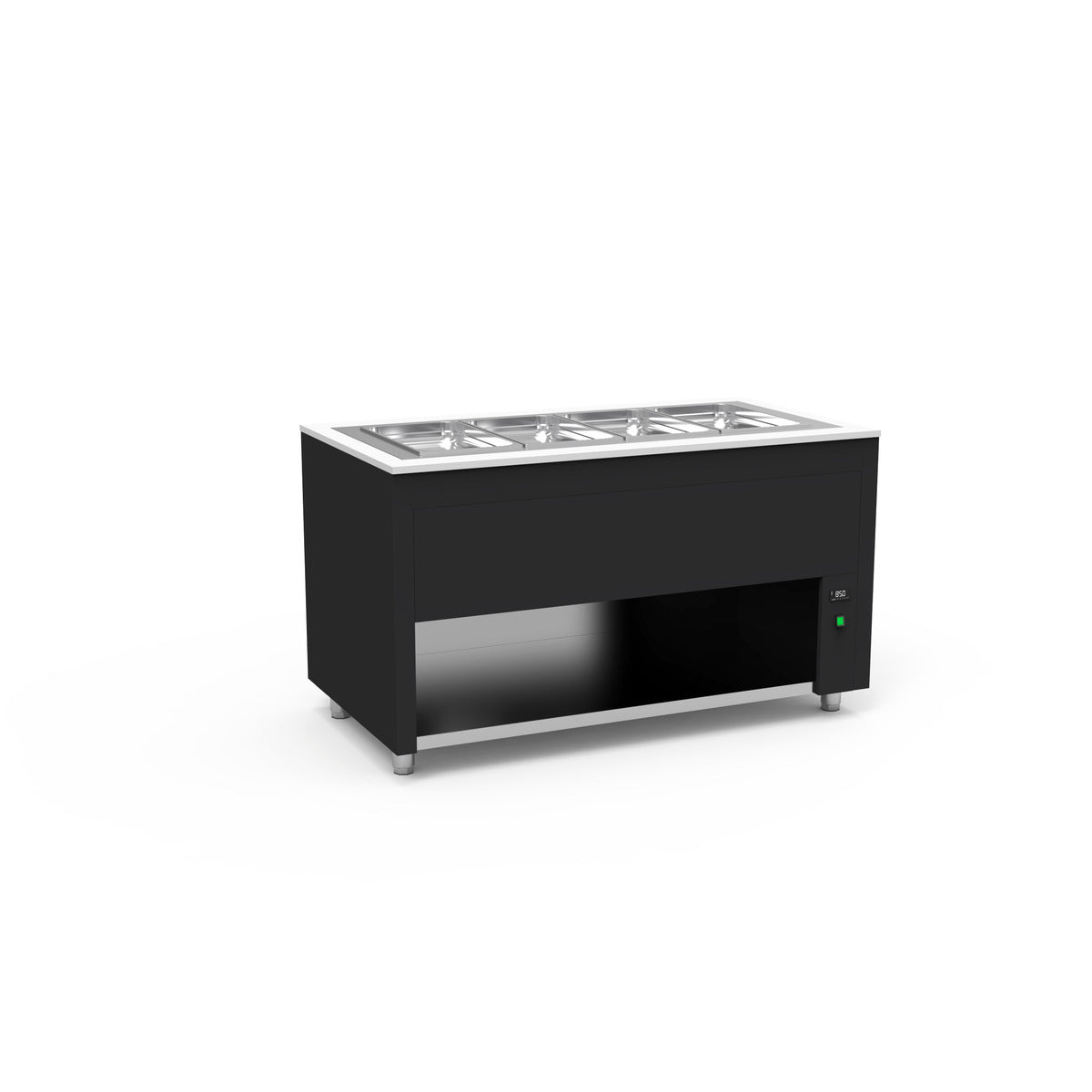 Smart Buffet bain marie à eau - SBCCH-2G-N - CODIGEL