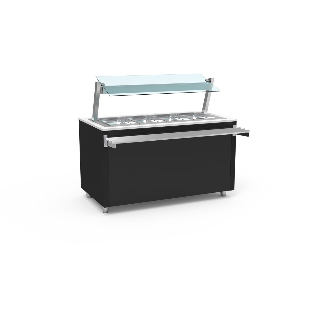 Smart Buffet cuves chaudes bain marie sec - SBCS-4G-N - CODIGEL
