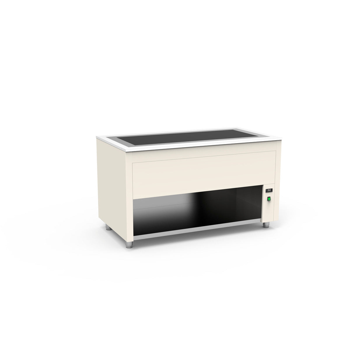 Smart Buffet plaque chaude en verre trempé - SBCT-2G-B - CODIGEL