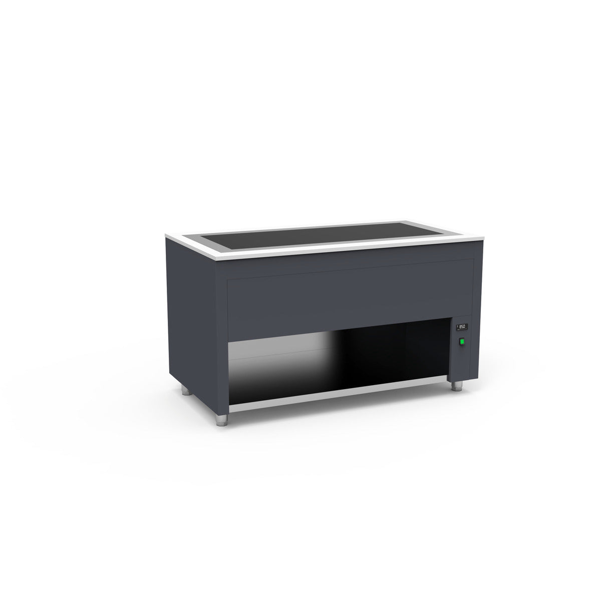 Smart Buffet plaque chaude en verre trempé - SBCT-3G-G - CODIGEL