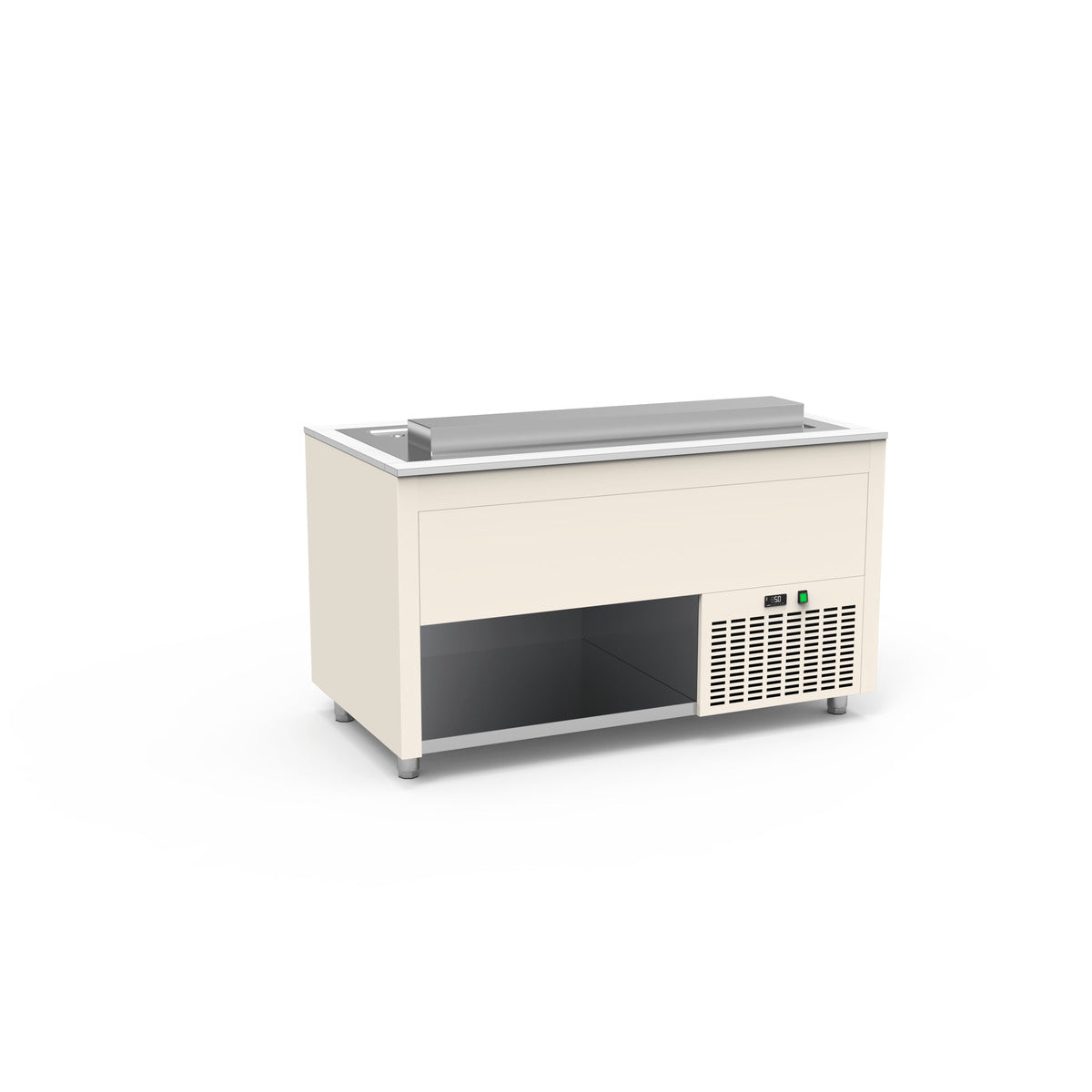 Smart Buffet plaque froide deux niveaux - SBPD-4G-B - CODIGEL