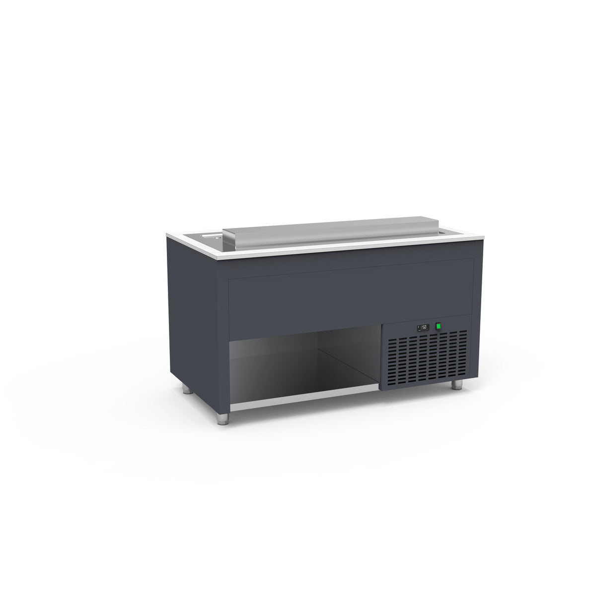 Smart Buffet plaque froide deux niveaux - SBPD-2G-G - CODIGEL