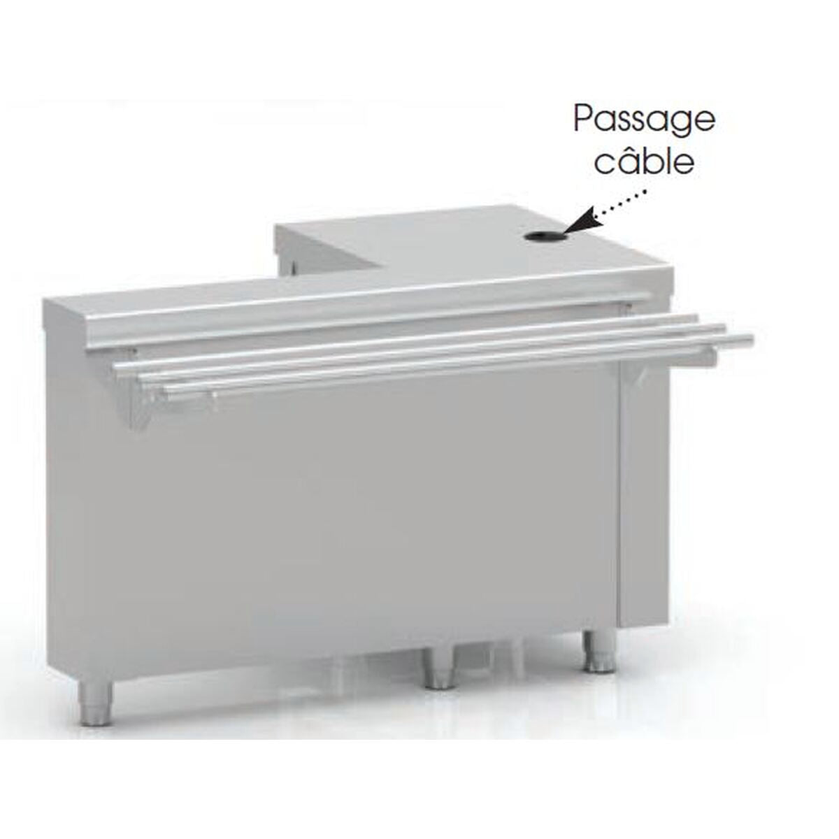 Meuble caisse neutre - SC-120I - CODIGEL