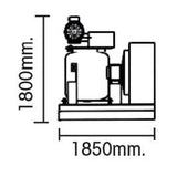 Machine à écailles SPLIT - Prod. (24H): +/- 10000kg  - Glace à écailles (1,5 - 2,2mm) - SCALA10TSPLIT - CODIGEL