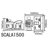 Machine à écailles - Prod. (24H): +/- 1500kg - Refroidissement AIR - Glace à écailles (1,5 - 2,2mm) - SCALA1500 - CODIGEL