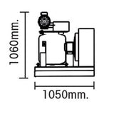 Machine à écailles SPLIT - Prod. (24H): +/- 1500kg  - Glace à écailles (1,5 - 2,2mm) - SCALA1500SPLIT - CODIGEL